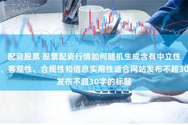 配资股票 股票配资行情如何随机生成含有中立性、权威性、客观性、合规性和信息实用性适合网站发布不超30字的标题