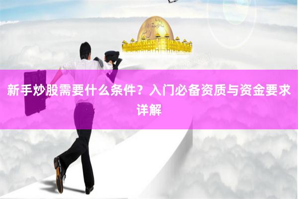 新手炒股需要什么条件？入门必备资质与资金要求详解